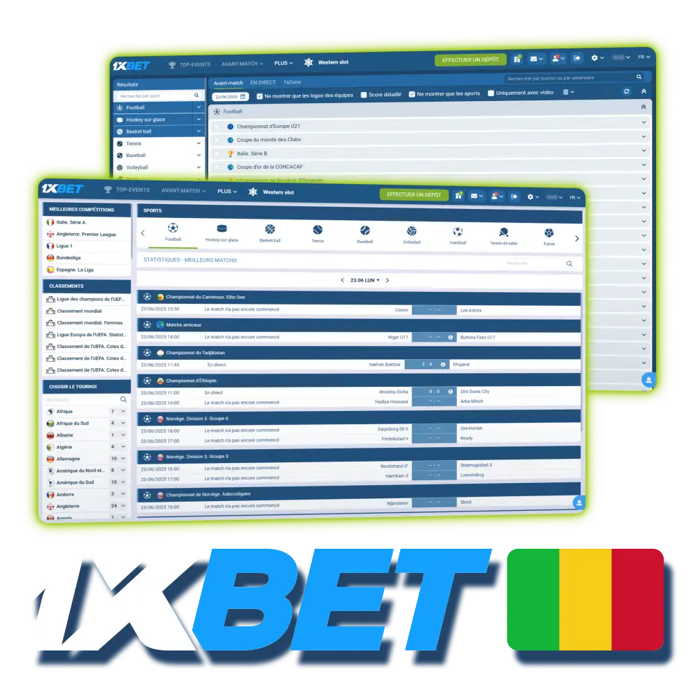 Augmentez vos gains avec les pronostics sportifs officiels de 1xBet.