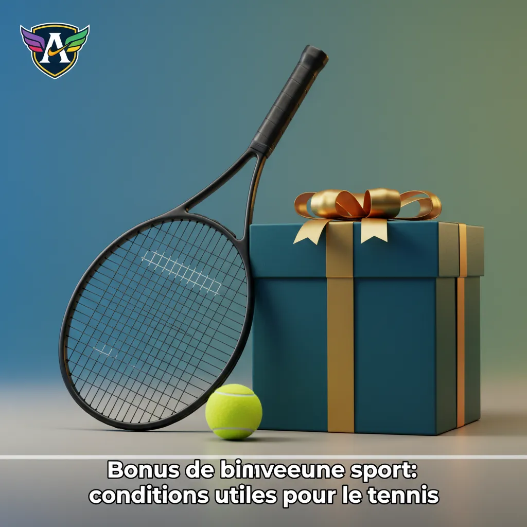 Bonus tennis: 100% jusqu’à 65 000 XOF, rollover 5x en combinés (3+ à 1,40 min), valable 30 jours, cash out non éligible.