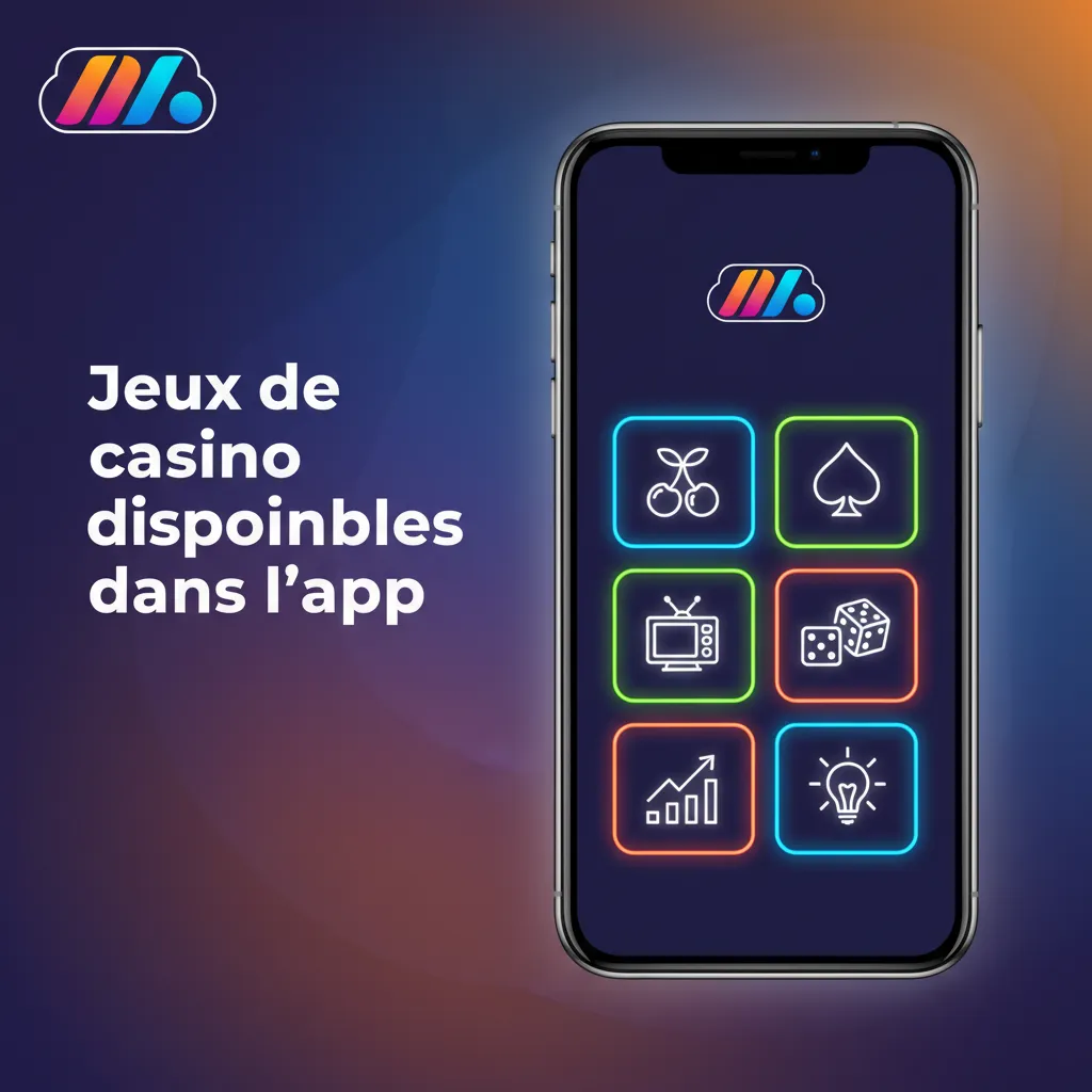 Écran de l’app: lobby casino avec filtres (éditeur/type), Sweet Bonanza, Book of Dead, Mega Moolah, roulette, blackjack