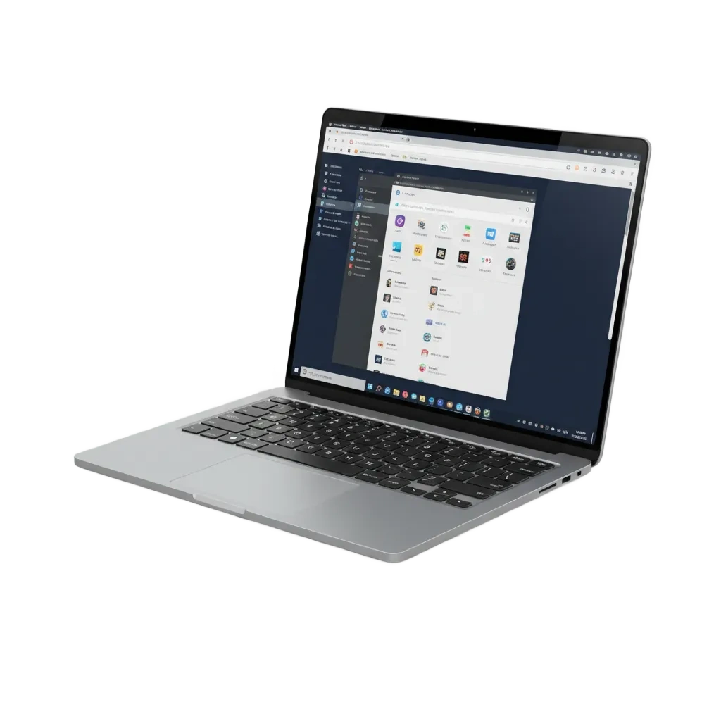 Ordinateur avec application 1xbet: paris sportifs, casino, roulette, machines à sous; rapide, plein écran, Windows et macOS.