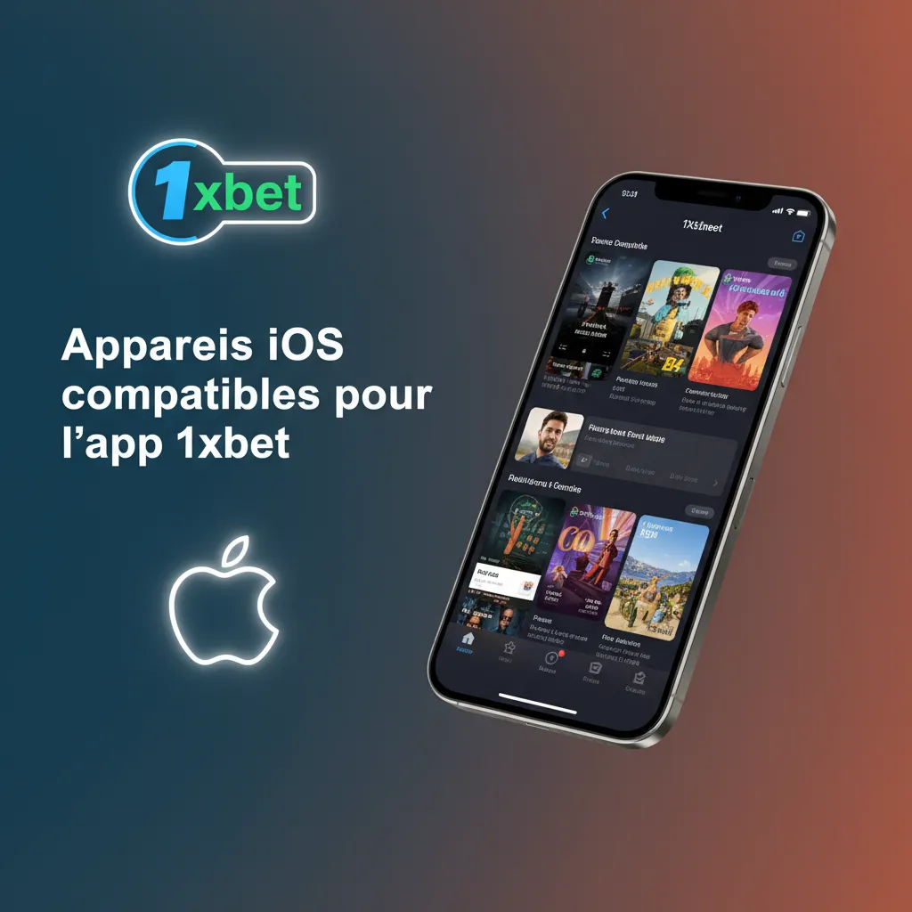 Liste des iPhones compatibles avec l’app 1xbet PWA: 8 à 15, SE 2020/2022; Safari et iOS à jour requis.