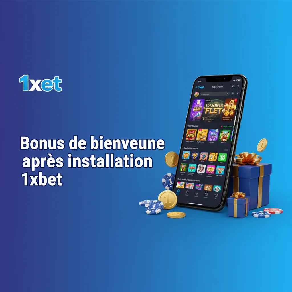 Bannière 1xBet: bonus de bienvenue après inscription et dépôt, jusqu’à 1 000 000 XOF et 150 tours gratuits.