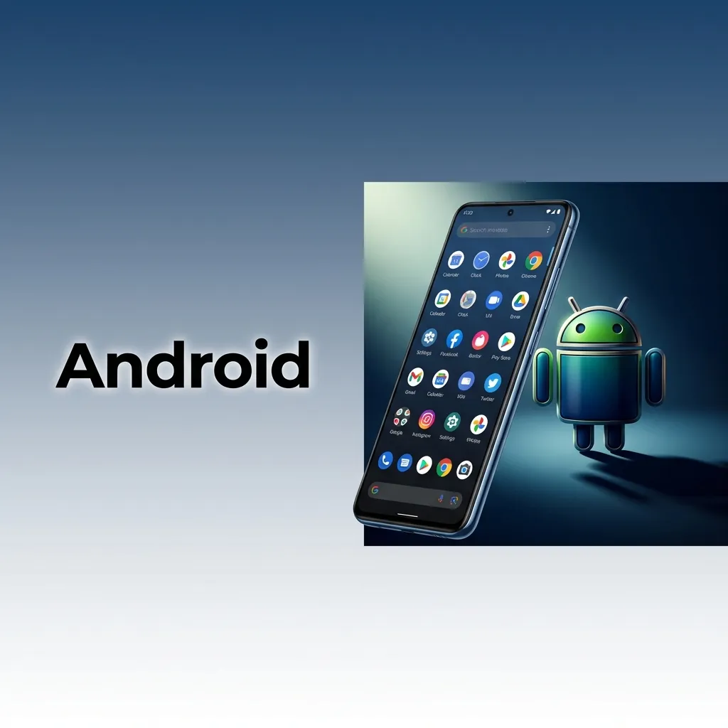 Android app installation guide showing download and setup steps for smartphones and tablets