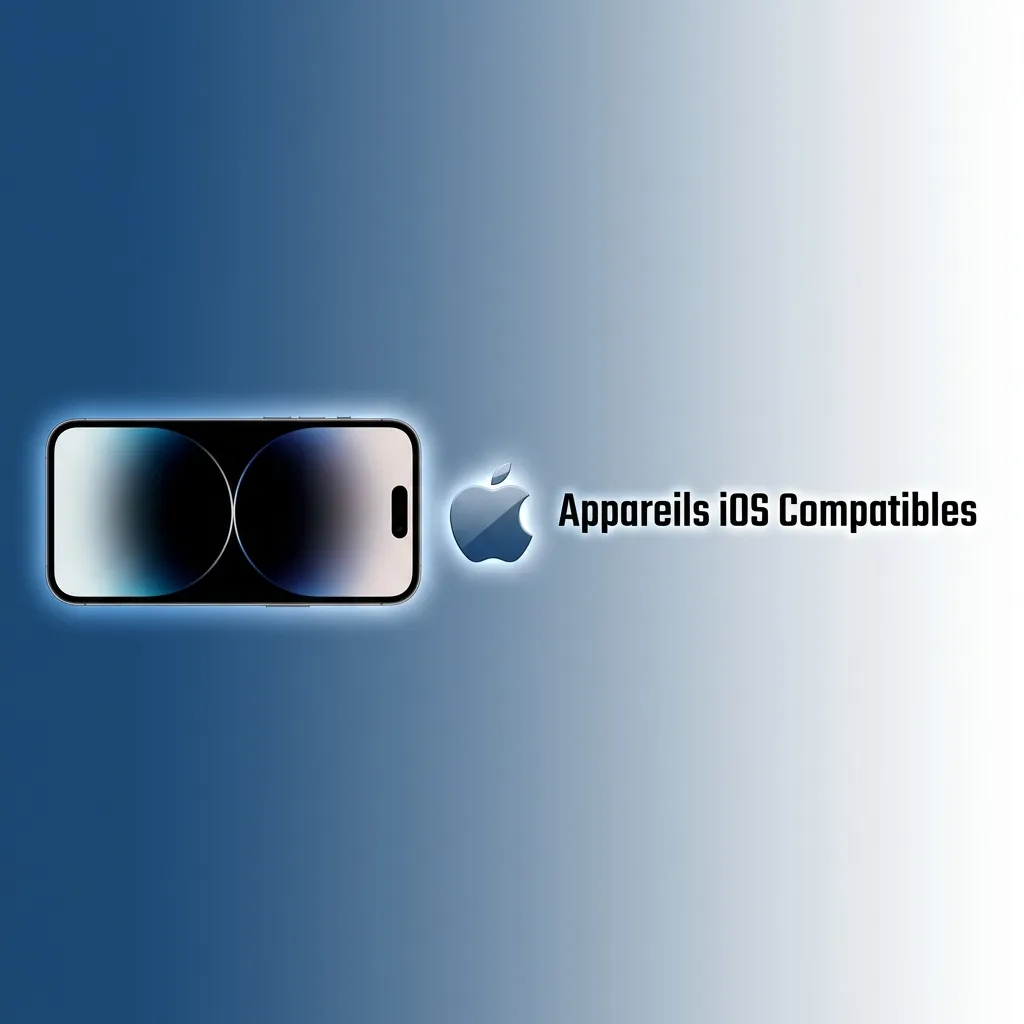 Liste des iPhones et iPads compatibles avec l'application 1xbet, incluant modèles iPhone 14 à 7 et iPad récents