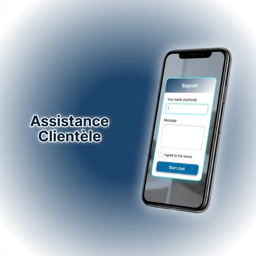 Équipe support client disponible 24/7 par chat, email, téléphone et réseaux sociaux pour aide aux retraits de fonds