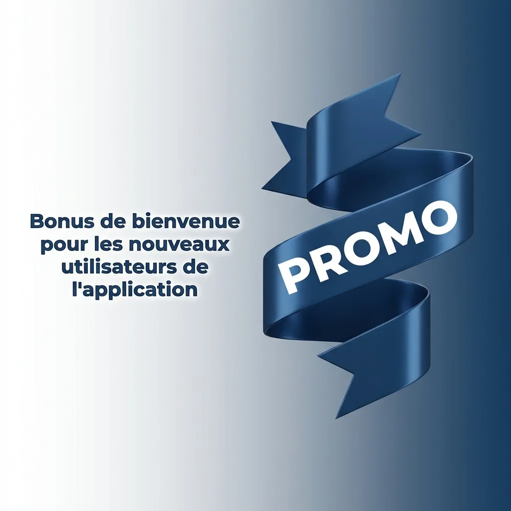 Nouveau utilisateur réclamant un bonus de bienvenue sur application mobile avec options Sport et Casino disponibles