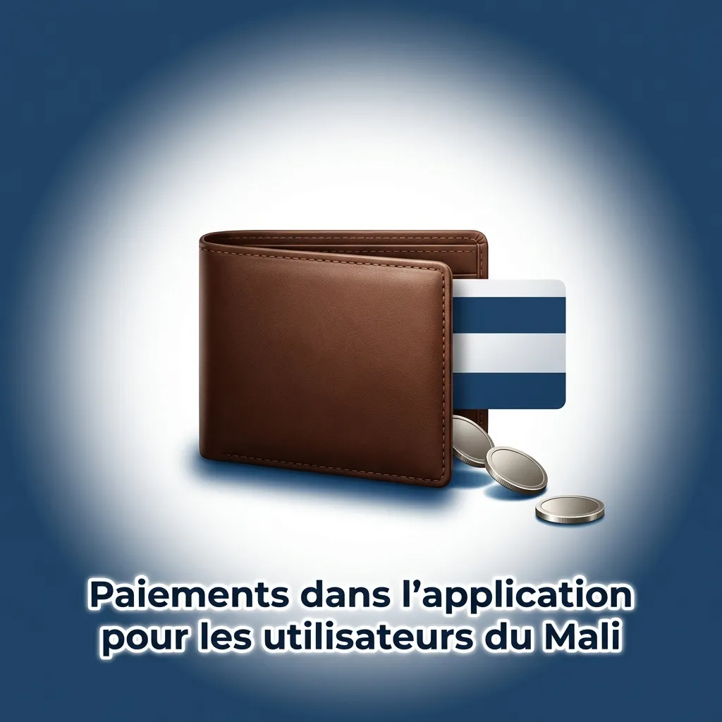 Malian users making in-app payments using mobile money, credit cards, e-wallets, and cryptocurrency options