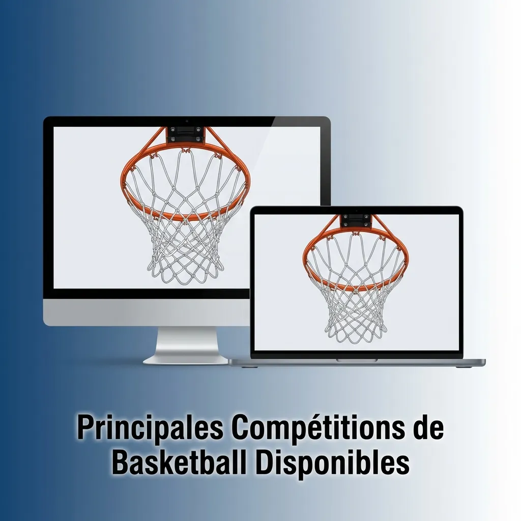 Basketball competitions list showing NBA, EuroLeague, NCAA and international tournaments available for betting