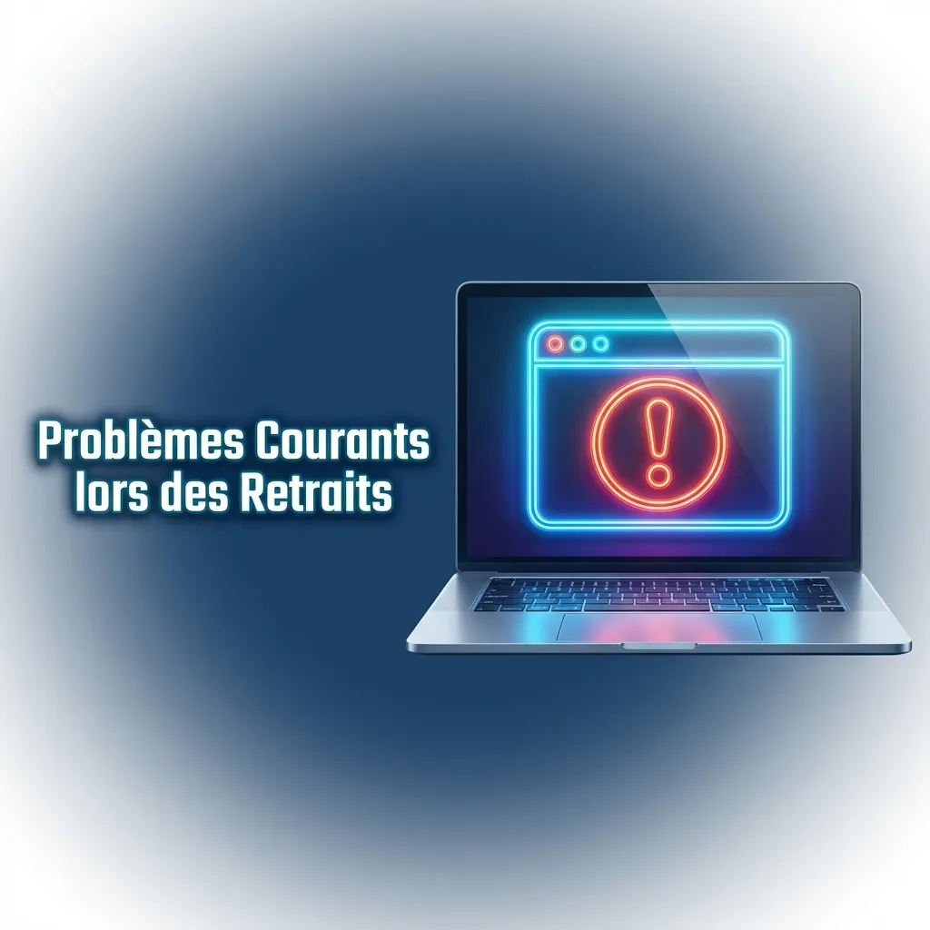 Person reviewing withdrawal problems on casino website with troubleshooting solutions displayed on screen