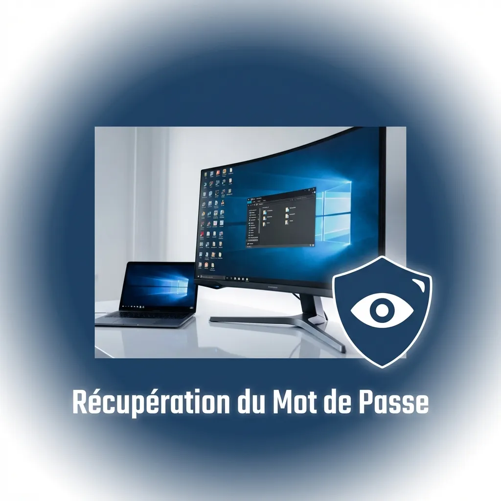 Illustration of password recovery process with email and SMS verification options for account access