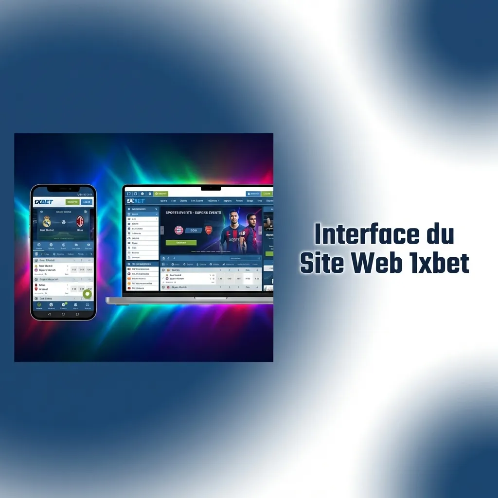 Interface 1xbet montrant la barre de navigation avec paris sportifs, casino, live, promotions et assistance