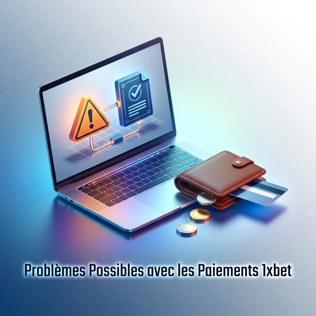 Troubleshooting guide showing common 1xbet payment issues including withdrawal rejections, delays, and missing deposits