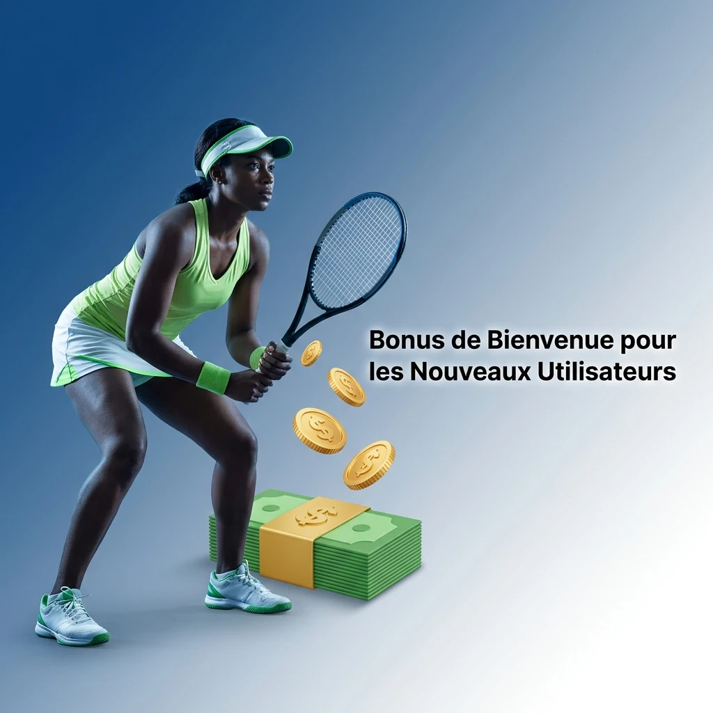 Bonus de bienvenue 1xbet au Mali : premier dépôt doublé pour les paris sportifs et le tennis.