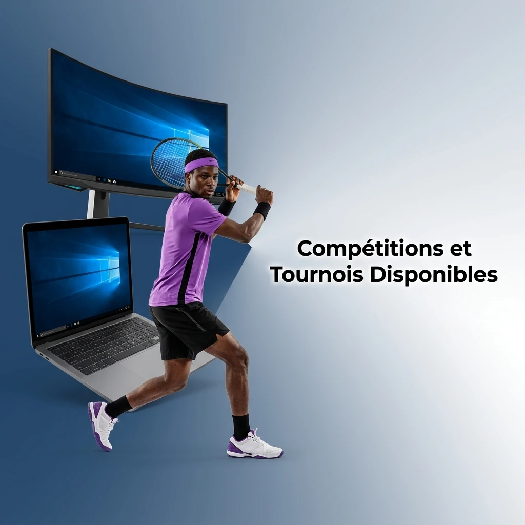 Compétitions et tournois de tennis pour vos paris sportifs : Grand Chelem, circuits ATP et WTA.
