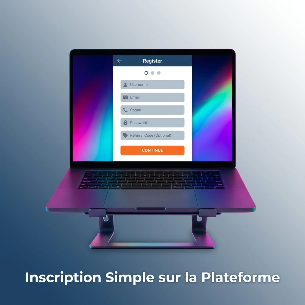 Étapes d'inscription simple sur 1xbet pour créer un compte de paris sportifs et activer son bonus.