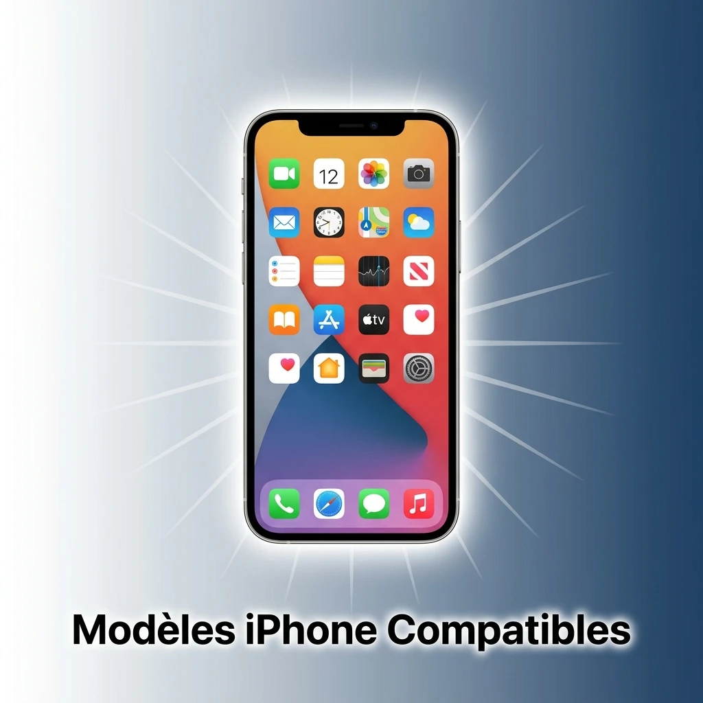 Modèles iPhone compatibles avec l'application 1xbet iOS, de l'iPhone X à la série 15.