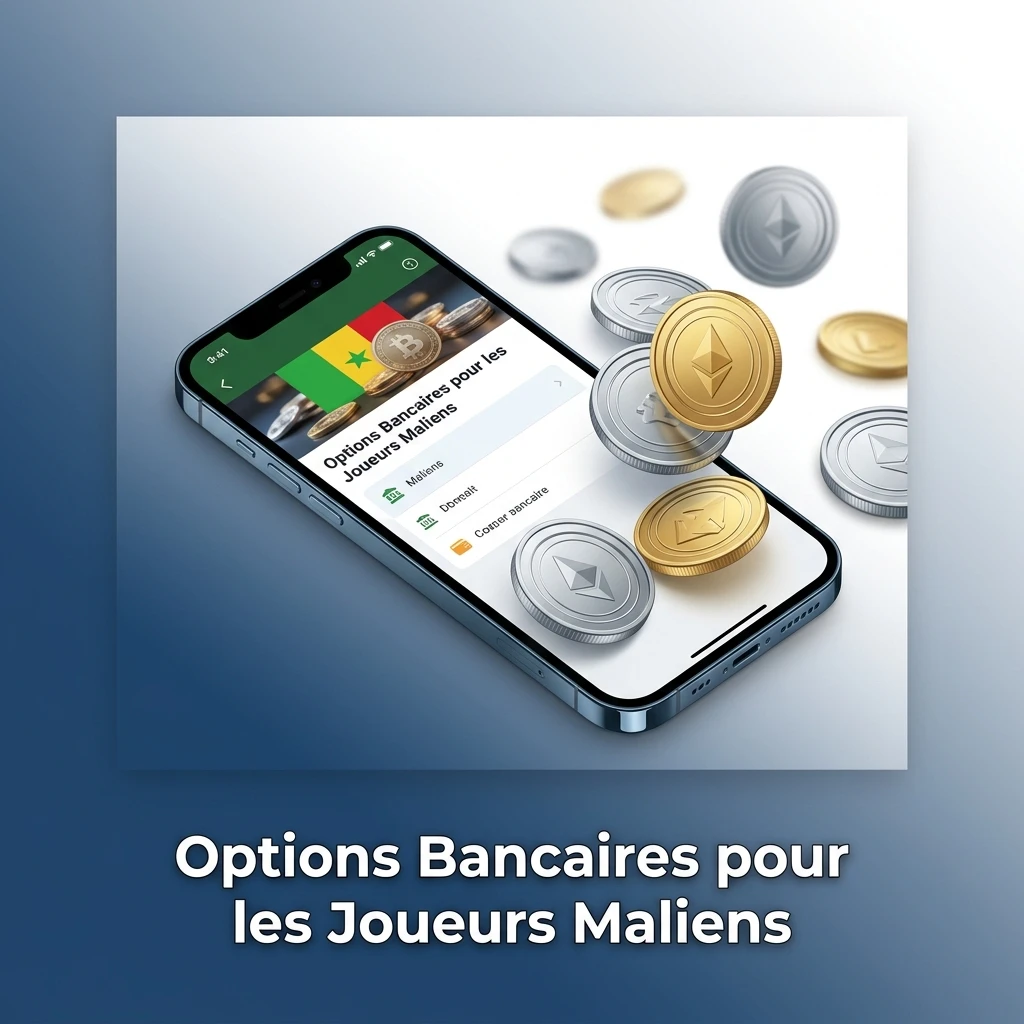 Options bancaires au Mali : Orange Money, Moov Money, Visa, Mastercard et cryptos dès 600 XOF.