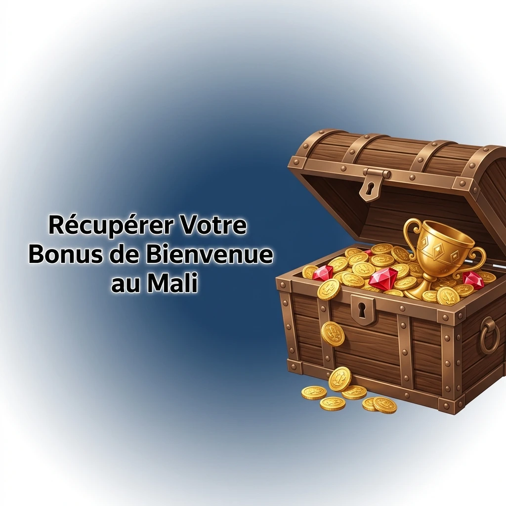 Étapes pour réclamer le bonus de bienvenue de 1 000 000 XOF et 150 tours gratuits au Mali.